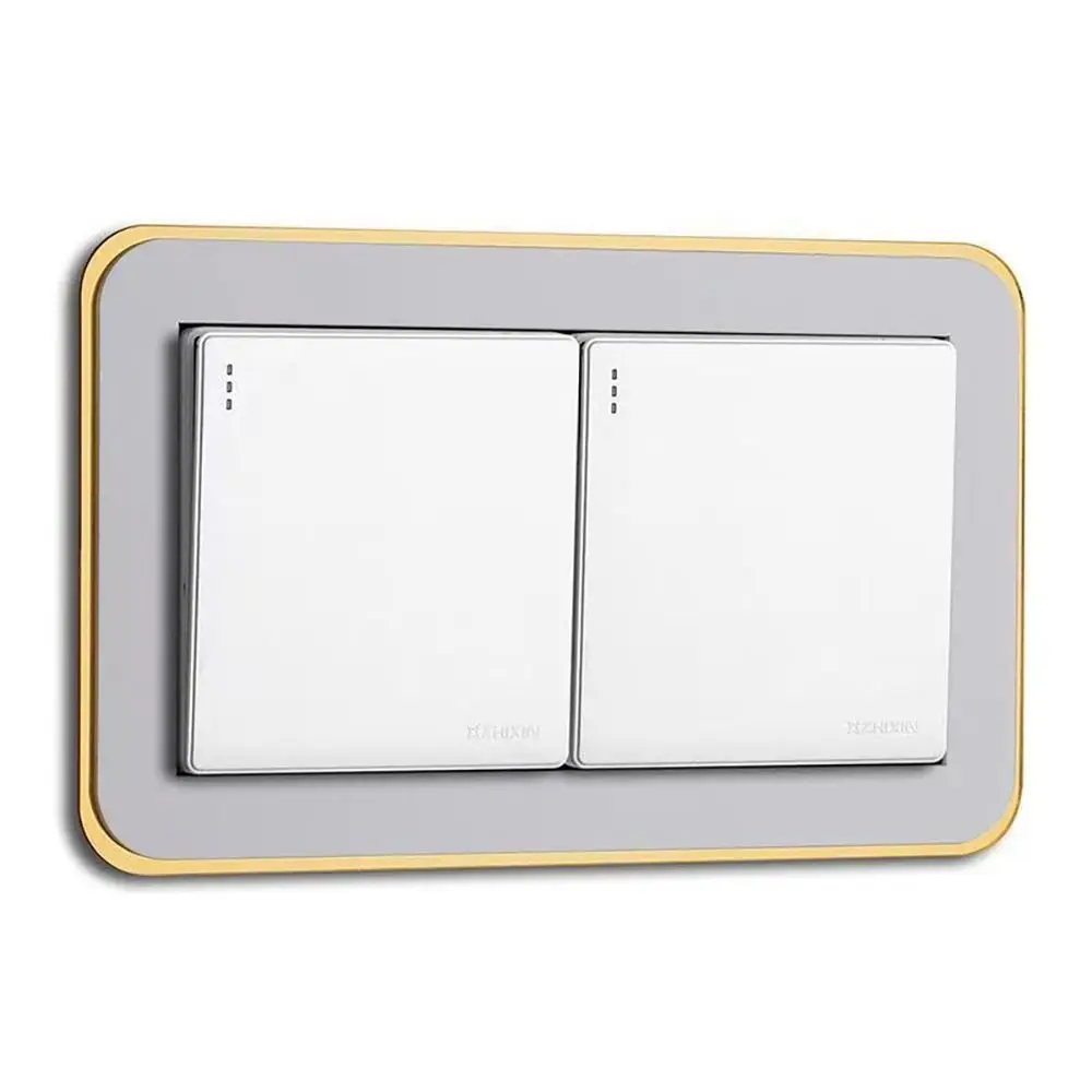 Anti-Dirty Switch Protective Cover Buckle Type Non-Adhesive Switch Sticker Protective Cover Switch Socket Decorative Frame Home