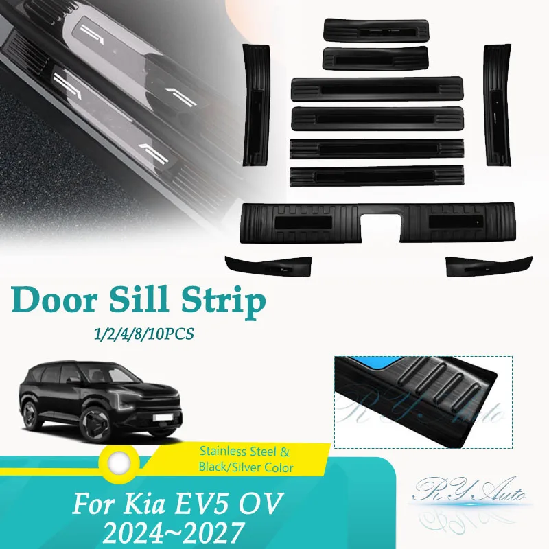 Tira De Alféizar De Puerta De Coche Para Kia Ev5 Ov 2024 2025 2026 Panel Decorativo De Umbral Pasta Antiestampede Embellecedor De Pedal Accesorios De Coche — -46%, 44.33€ Coupon, from 49.99€ – 46% descuento – €49.99