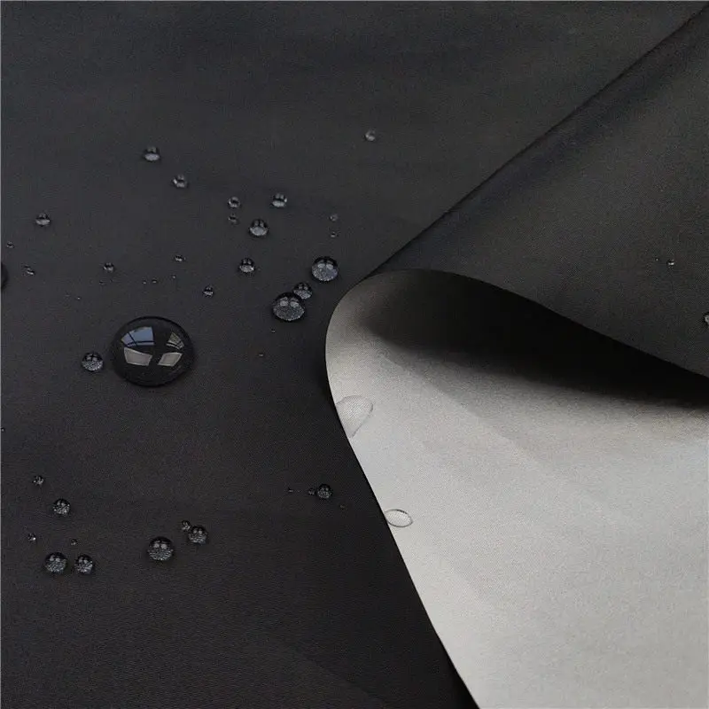 L100cm X W170cm High Density 260T Waterproof Polyester Silver Coated Blackout UV Protection Outdoor Tarp Canopy Awning Shade