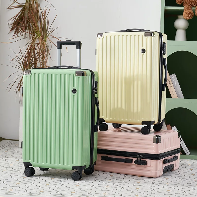 أمتعة دوارة مقاس 20 بوصة مع حامل أكواب، حقيبة سفر عصرية ذات سعة كبيرة، حقيبة سفر مريحة وبسيطة وسهلة التفاف #4