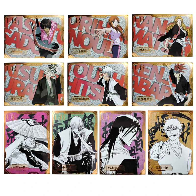 

Kashinsha Shinigami Kurosaki Ichigo Ichimaru Gin Hitsugaya Toushirou Anime Characters Ur Cards New Collections Boy Birthday Gift