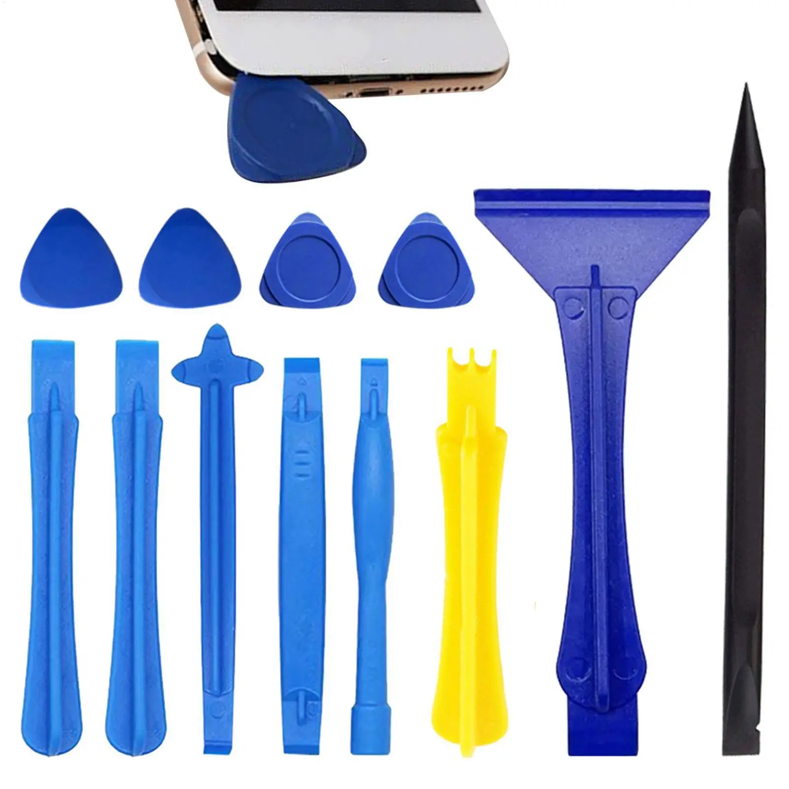 12Pcs Universal Plastic Spudger Pry Tools Shovel Mobile Phone Screen Opening Tools Repair Kit For IPhone Laptop Repair tools