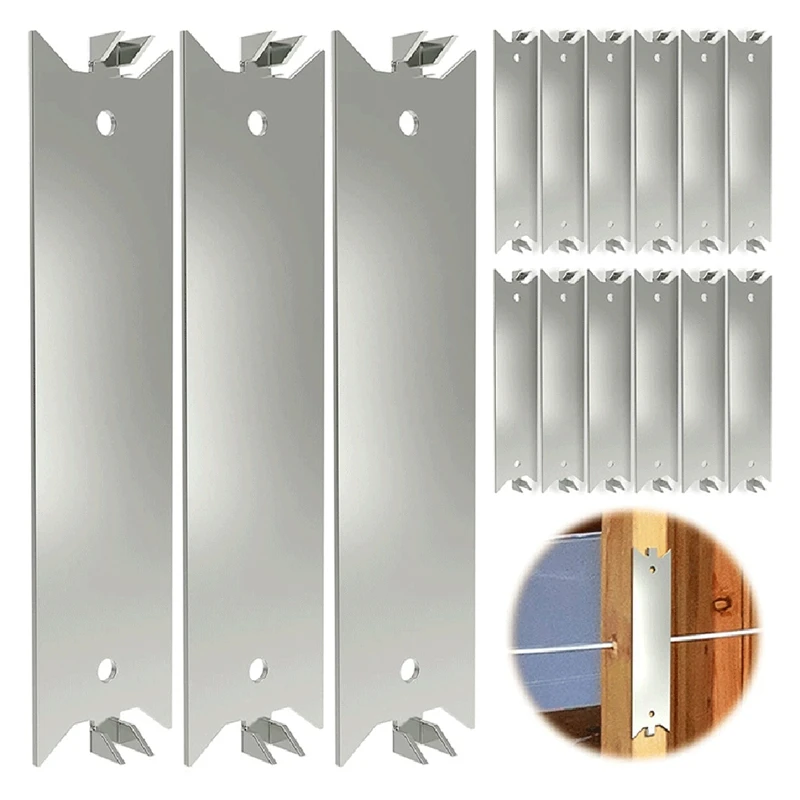 

NEW-Safety Nail Plate For Wood Studs Cable Protector Plate Steel Plate For Wood Stud For Protecting Plumbing And Wiring