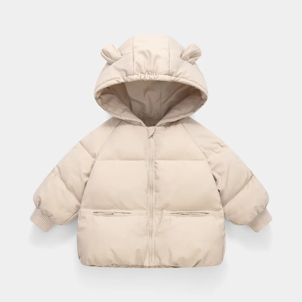 2024 inverno ragazze piumini ragazzi moda cappotto di cotone caldo autunno abbigliamento per bambini bambini capispalla Casual con cappuccio per 2-6