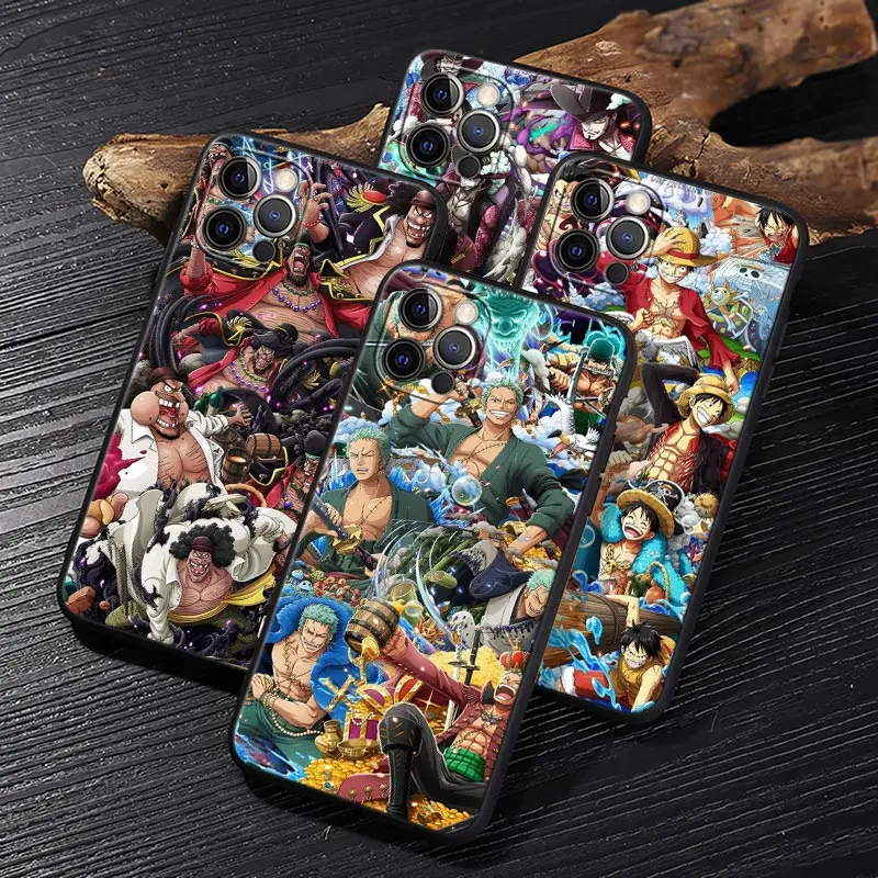 

One Japanese Pieces Manga Funda For iphone 17 Case For iPhone 16 15 11 12 13 Mini 17 Pro Max 16 Plus 17E 16E Air Case Soft Cover