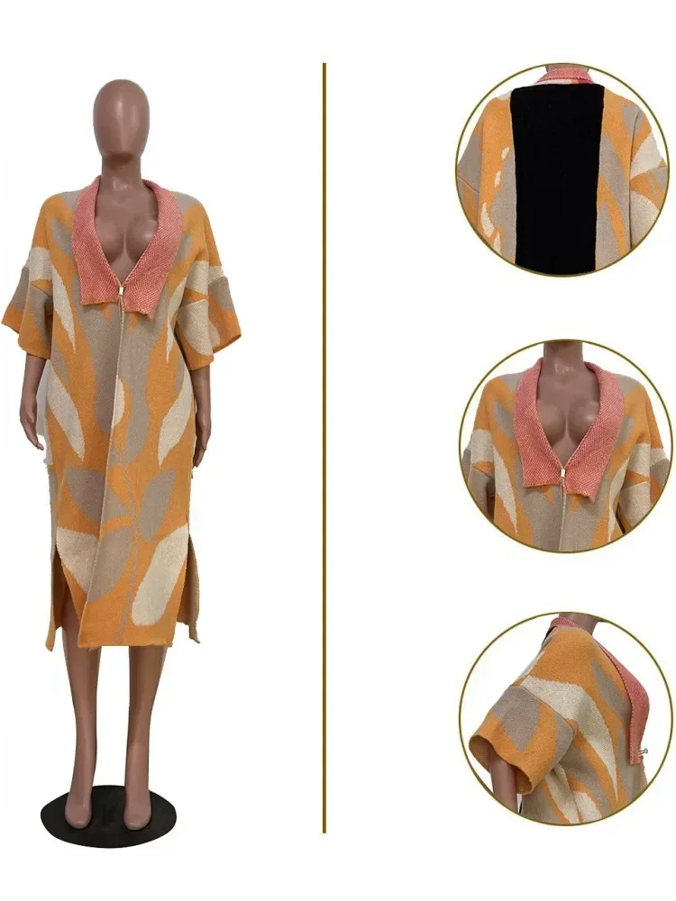 Cardigan soprabito abiti africani per le donne moda musulmana Abaya Africa Boubou Dashiki vestiti manica lunga Ankara Party Dress