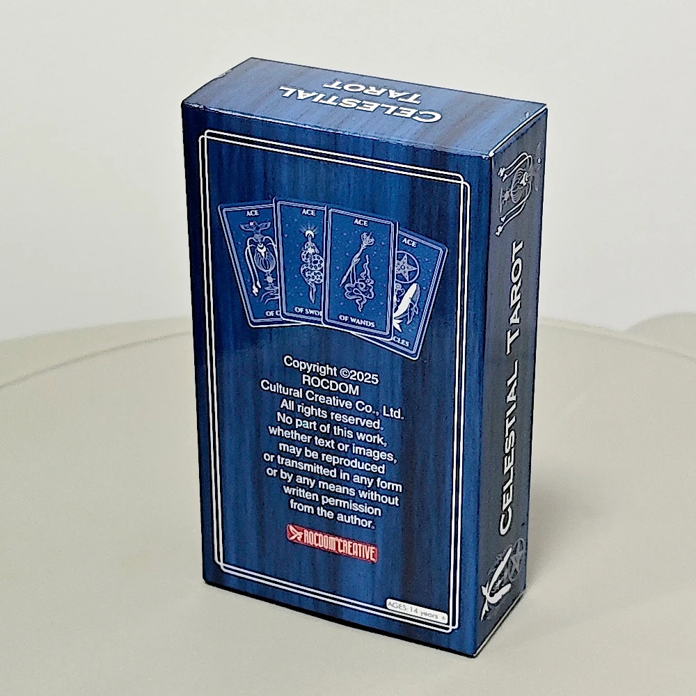 

Небесная колода Таро размером 10,3x6 см: минималистичный арт-стиль, колода Rider Waite Smith (RWS), 78-карт на основе