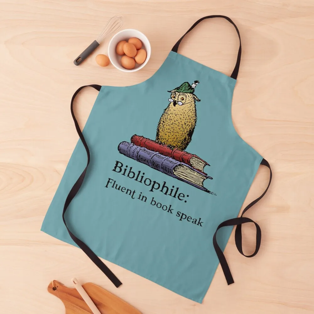 

Bibliophile Apron professional aesthetic apron Housewares kitchen aesthetic uniforms woman