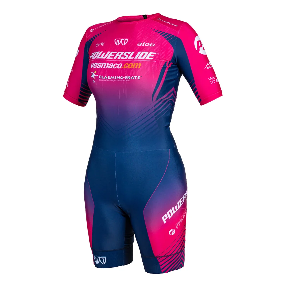 Powerslide Race Suit Team Skinsuit Team Speed Skating Triathlon Suit Men Inline Speed Skating Tights Racing Suit Ropa Ciclismo