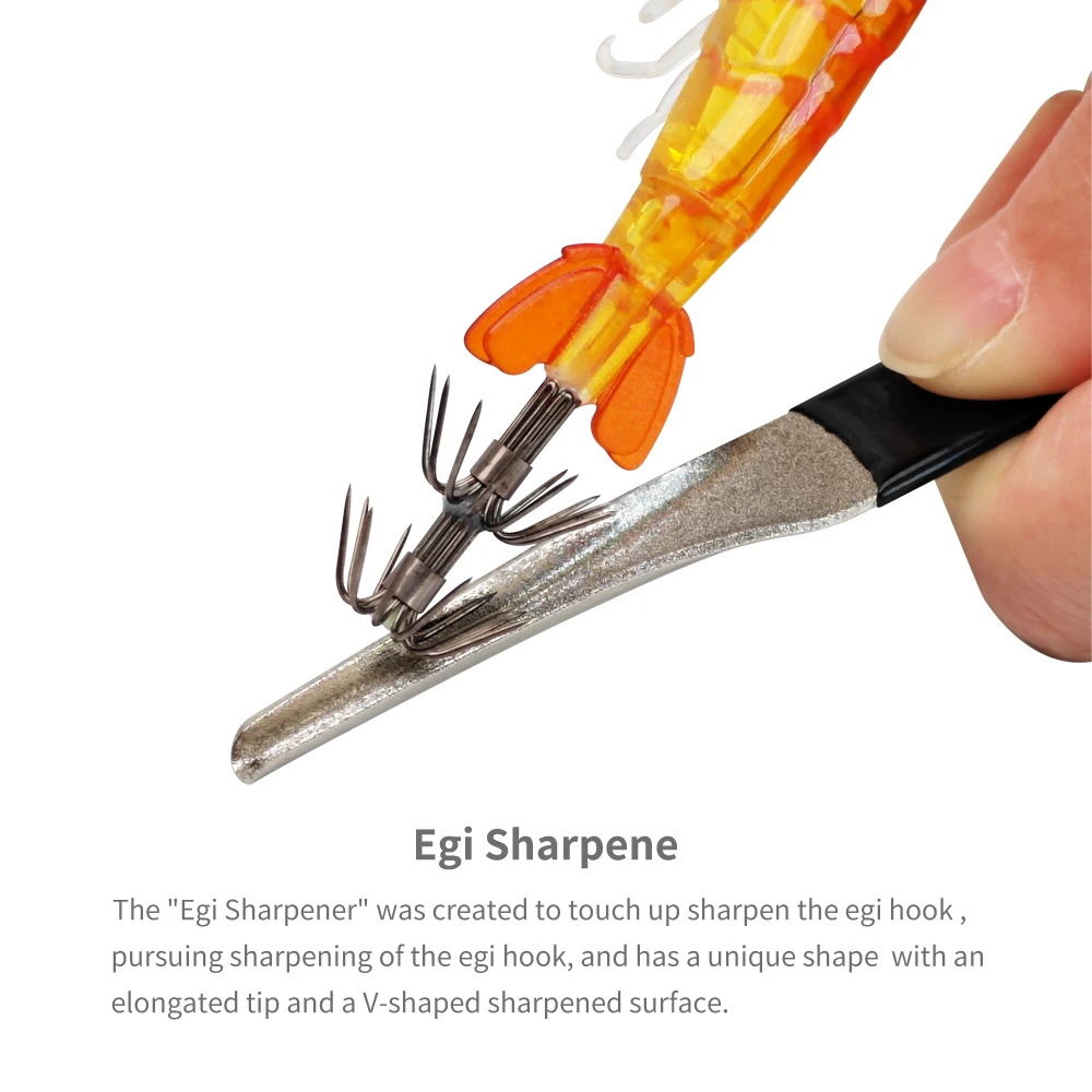 4in1 Eging Fishing Kit Retractor 100cm Tape Measure Mini Line Scissors Egi Hook Sharpener Hook Corrector Squid Fishing Accessory view 3