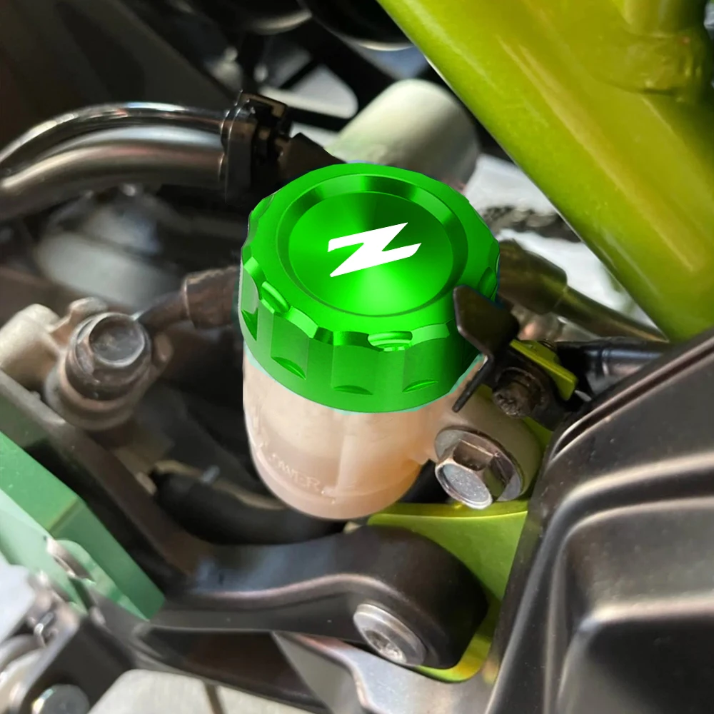 

For Kawasaki Z250 Z400 Z650 Z650RS Z750 Z750R New Motorcycle CNC Rear Brake Fluid Cylinder Master Reservoir Cover Cap