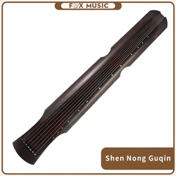 7 String Chinese Zither Aged Paulownia Guqin For Performers Shen Nong Style Guqin Expert Craftsmanship With Rich Mellow Sound