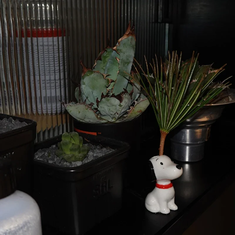 Snoopy vaso de flores personalizado mesa decorações de casamento anime escola crianças caneta titular papelaria escova de dentes titular ornamentos