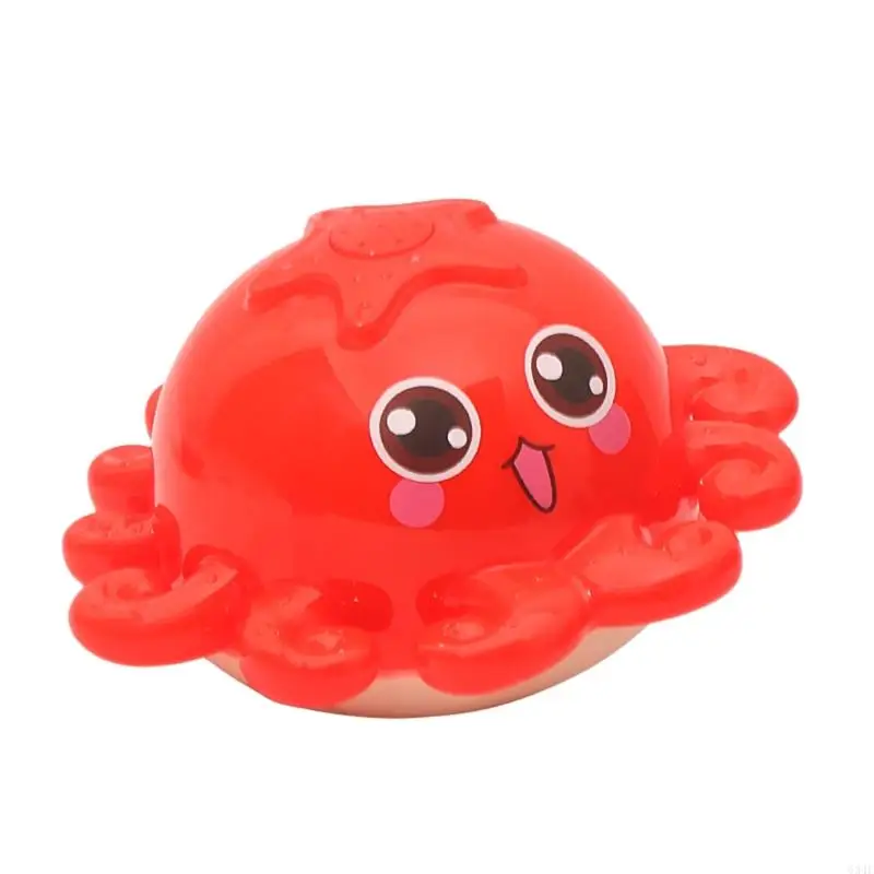 634F Baby Bath Toy Electric Water-Jet Obracający Świecający Mała Śliczna zabawka kształcie ośmiornicy