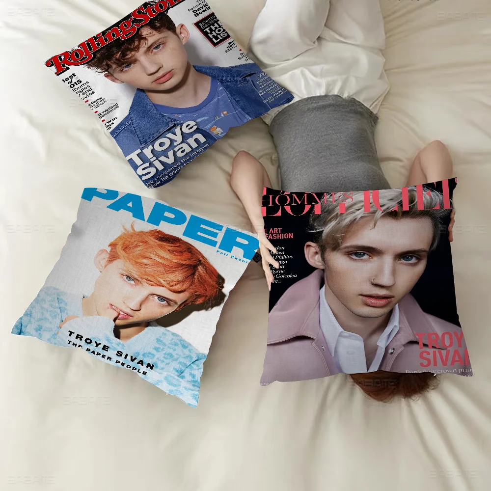 Singer T-Troye Sivan Cushion Cover Inches Farmhouse Decor Home Throw Pillow Covers For Couch Decorations