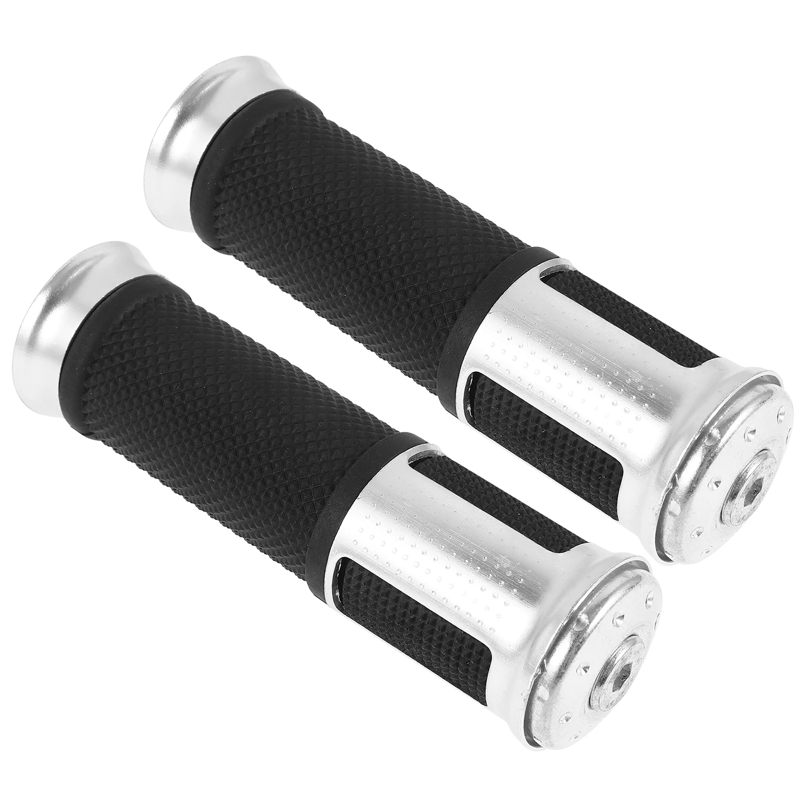 

2 Pcs Motorcycle Motorcycle Bar End Handlebar Grips Throttle Hand Bars Compatible Various Motorcycles Bike Accessories