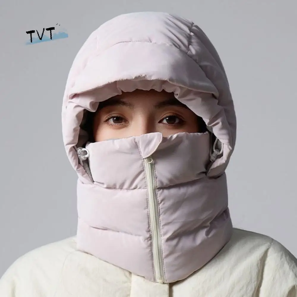 

Keep Warm 3-in-1 Winter Cycling Hat Cold Resistant Head Cover Warm Scarf Face Mask Velvet Neck Protection Lei Feng Hat Men