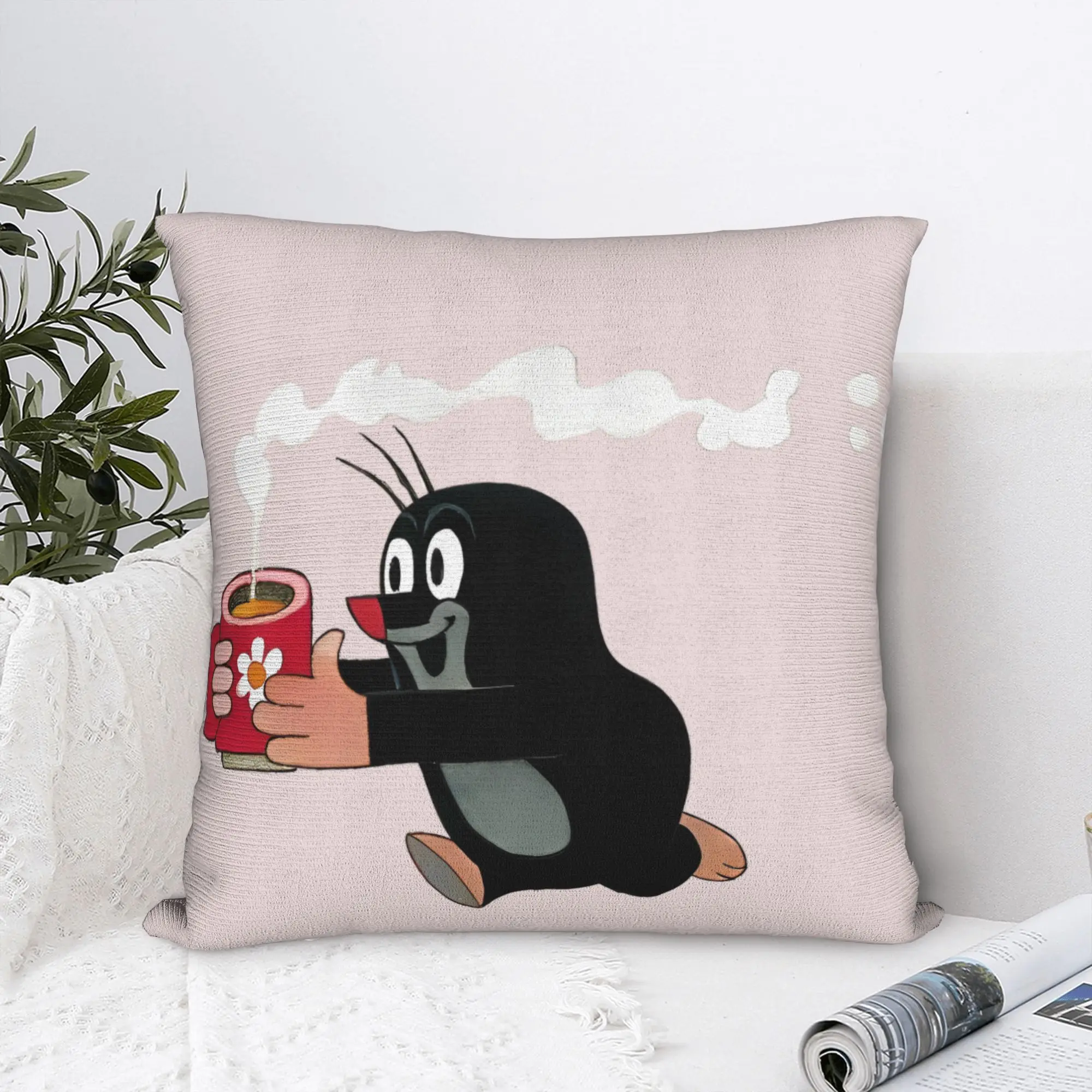 

Наволочка The Little Mole Мягкая наволочка для дивана, автомобиля, домашний декор, кавайные наволочки