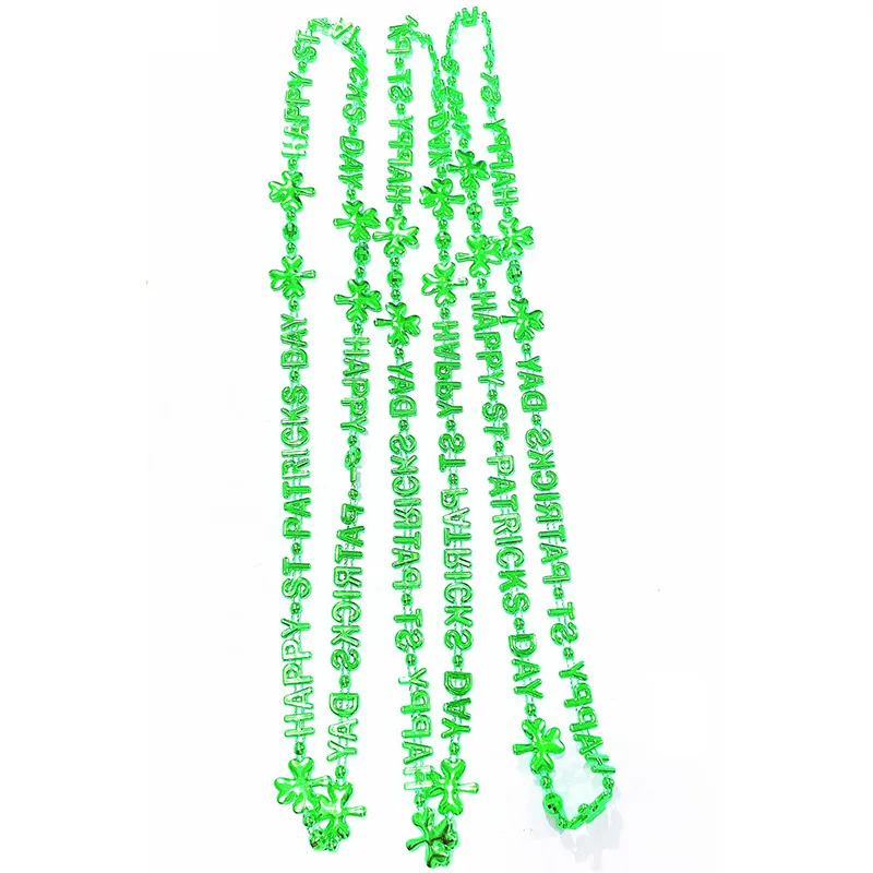 St Patricks Day Accessories,7Pcs Green Saint Patrick’s Novelty Jewelry Assortment Hat Bracelets Necklaces Shamrock Glasses