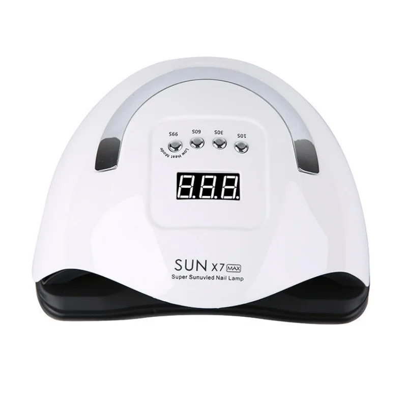 180W SUN X7 MAX Nail Dryer Portable LCD Display 57 Pcs Beads UV LED Nail Lamp With 4 Timer 10S 30S 60S 99S