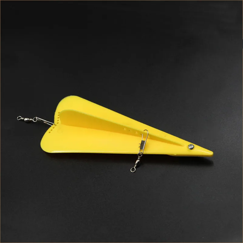 17.8*7.5CM Diving Board Artificial Bait Weight Sea Fishing Rigging Swivel Trolling Diver Planner Pesca Iscas Tackle Fishing Tool
