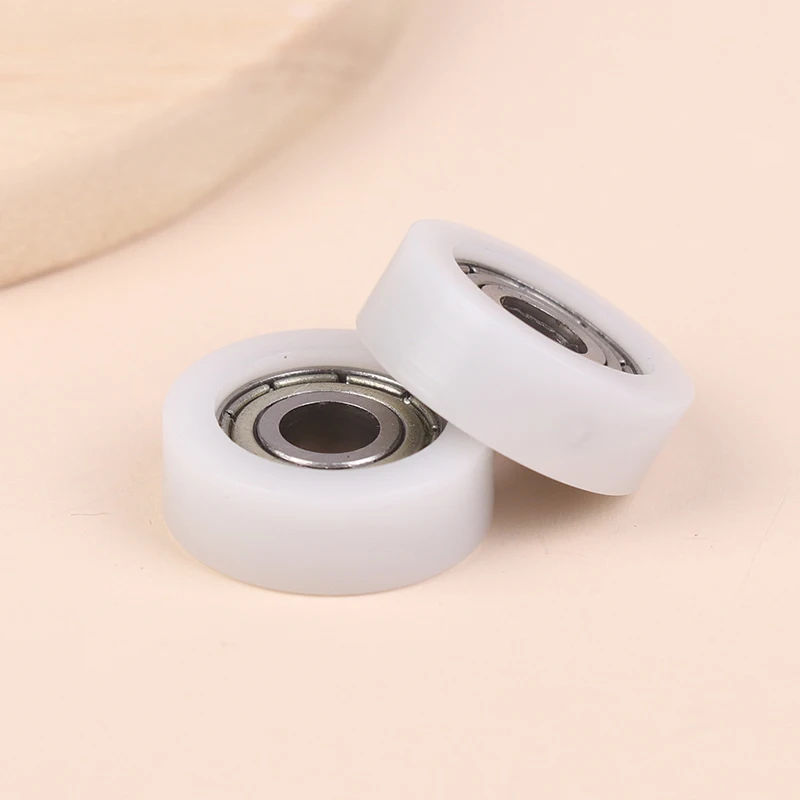 5*17*6mm Nylon Plastic Roller Guide Wheel 695zz Bearing Wheel POM Drawer Window Door Pulley Roller