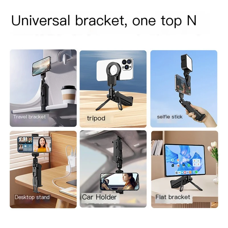 حامل هاتف الطائرة حامل الخلية المحمول المحمول السفر جبل مكتب الطيران طوي للتدوير Selfie عقد مقعد القطار الدعم