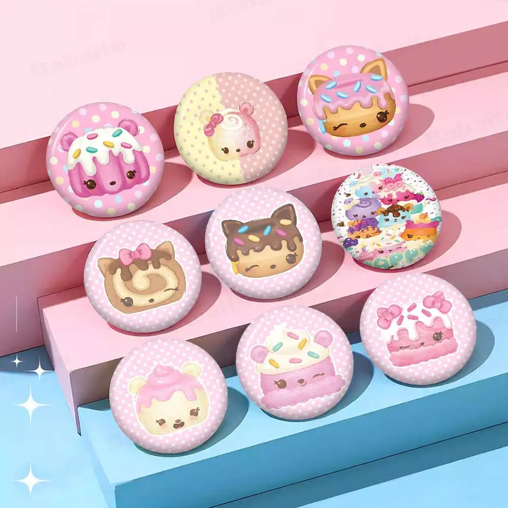 Cute Num Noms Anime Button Pin Handmade Brooch for Clothes Cartoon Badge Backpack Decoration Jewelry Accessories
