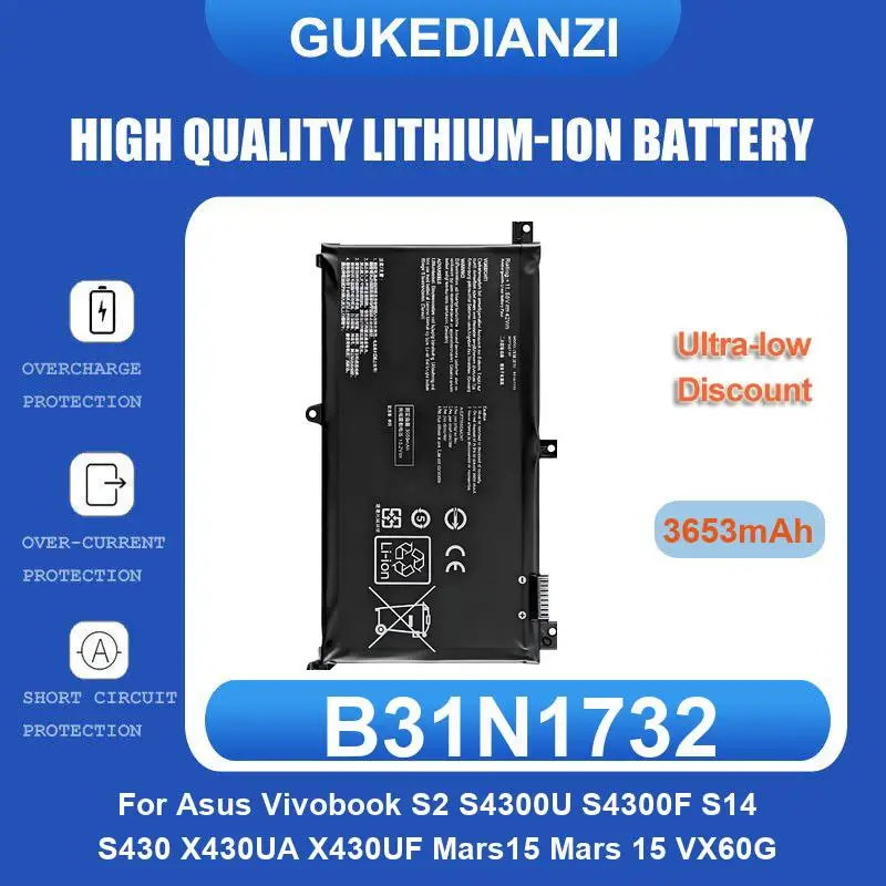 Battery For ASUS ROG Strix Gl704 GL504GM GL504GW GL504GS G515GV GL704GM C41N1731-2 C41N1731 X540L X540LA X540LJ X540S X540SA