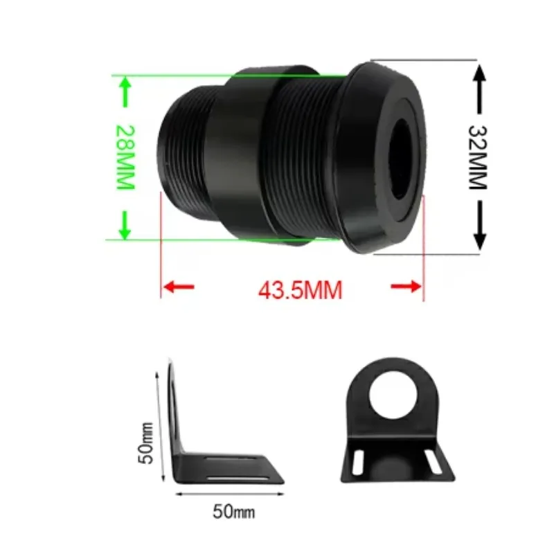Hot 12-24V Car Truck Reverse Visual Assist System Dual Lens Front Rear Parking Sensor Kit With TFT 1-Year Warranty
