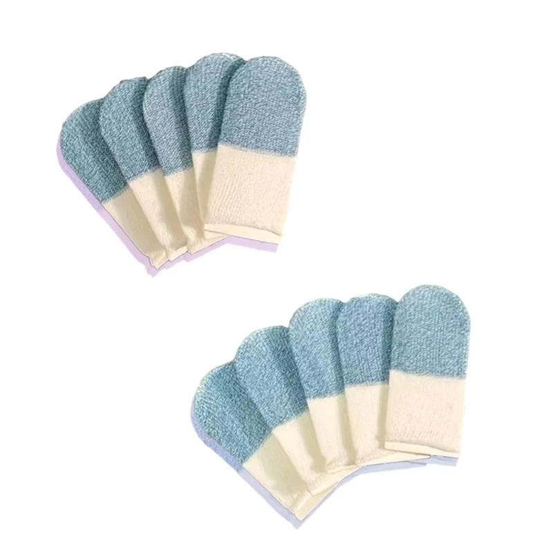 U75B 10pcs Multiple Colorful Finger Sleeves Carbonfiber Technology Constantly Comfort Wear