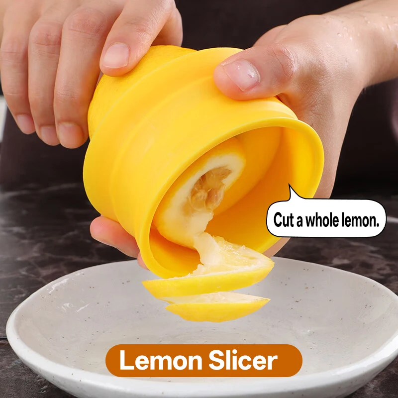 

2025 New 1PC Fancy Spiral Lemon Cucumber Slicer Cutter Home-use Manual Spiral Cutter for Lemon OK 0799