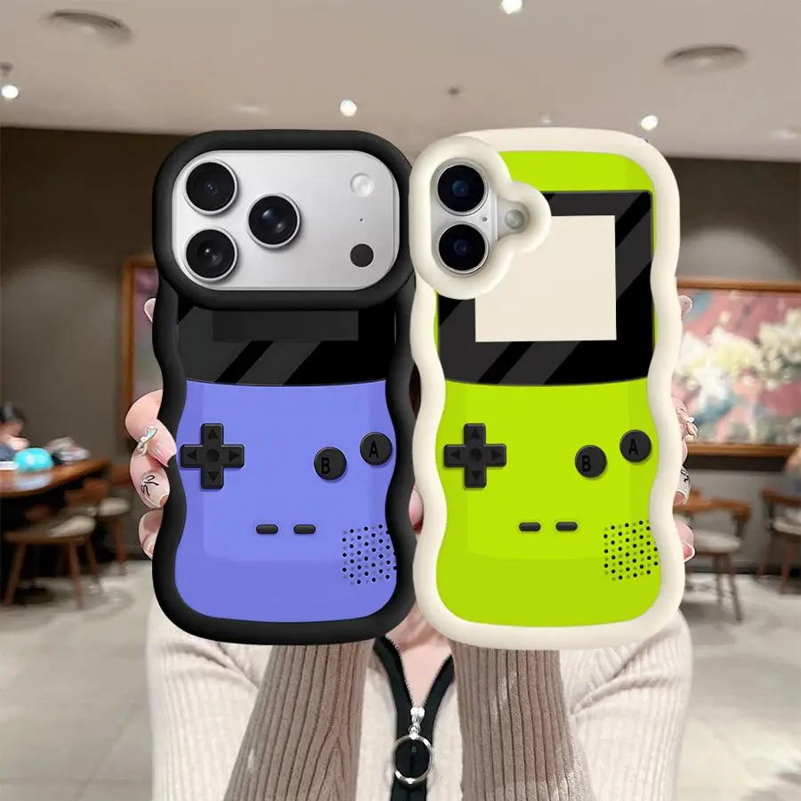 

Винтажный чехол для игровой консоли для iPhone 13, 11, 14, 17 Air 16 Pro Max 12, XR 8 15 Plus, мягкий чехол для телефона