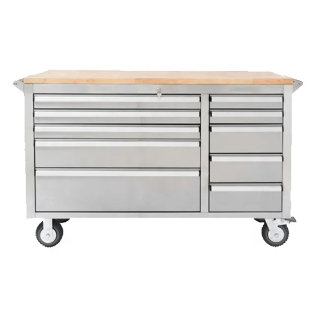 Garagem Ferramenta Peito Bancada, Metal Tool Cabinet