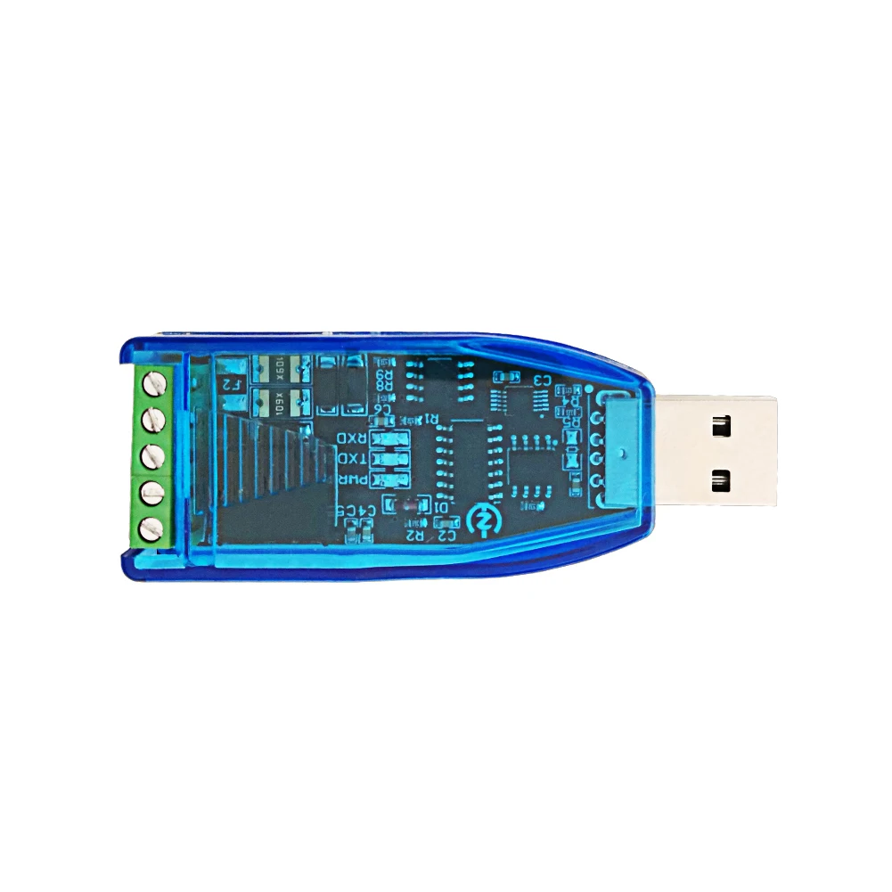 Isolated Industrial USB to RS485 Communication Module TVS ESD Protection CH340E Standard RS-485 Connector Converter Board