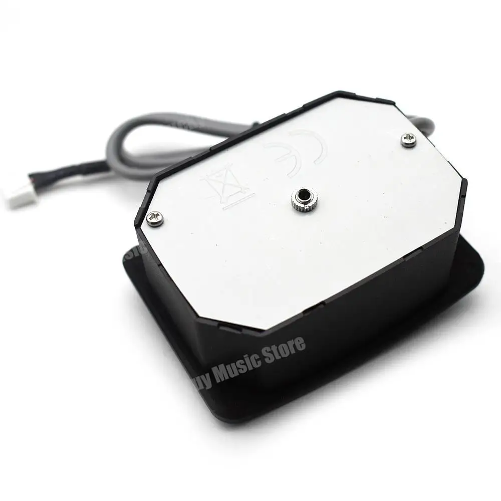 Preamplificador de guitarra acústica de 4 bandas con afinador, ecualizador EQ para guitarra folk, amplificador, pastilla piezoeléctrica, accesorios para guitarra