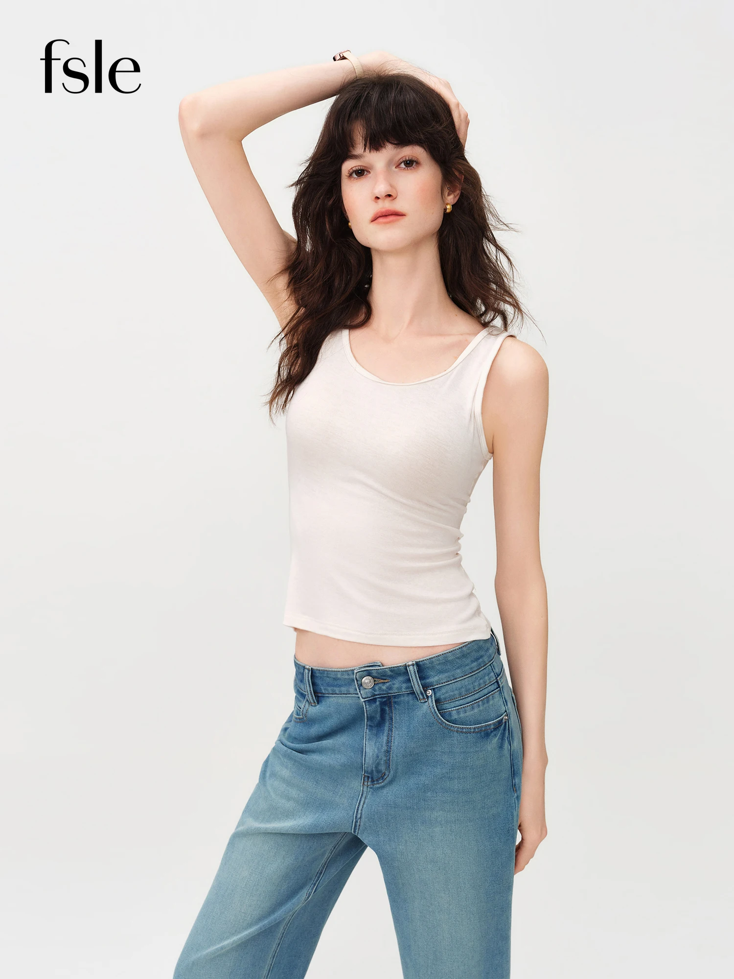 FSLE 2026 Летний женский топ-к – обзор и цена T Shirt Bra Seamless