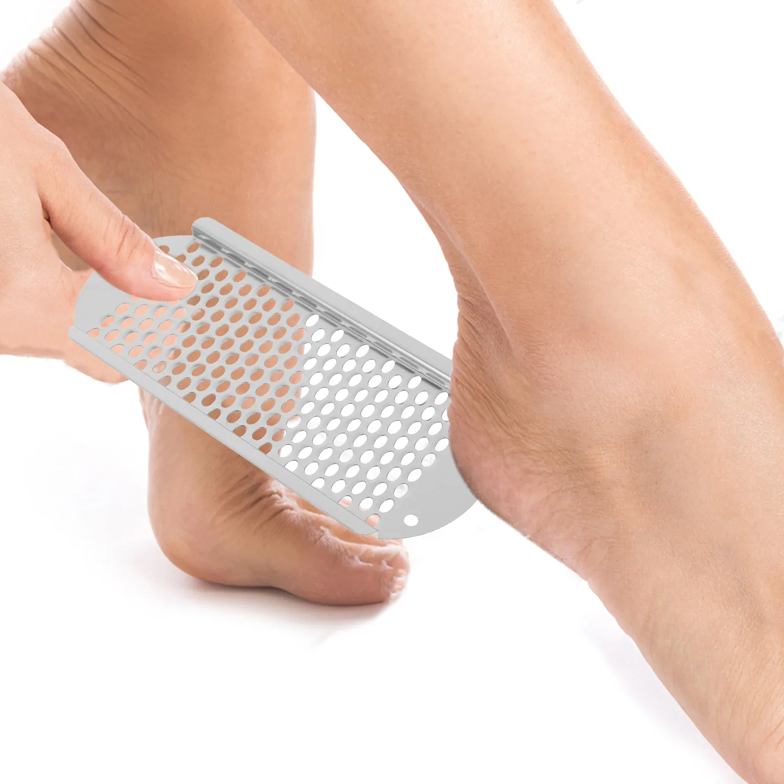 

3Pcs Ergonomic Handheld Foot File for Dead Skin and Callus Removal Smooth Feet Fast Stainless Steel Foot Rasp Hard Skin Remover