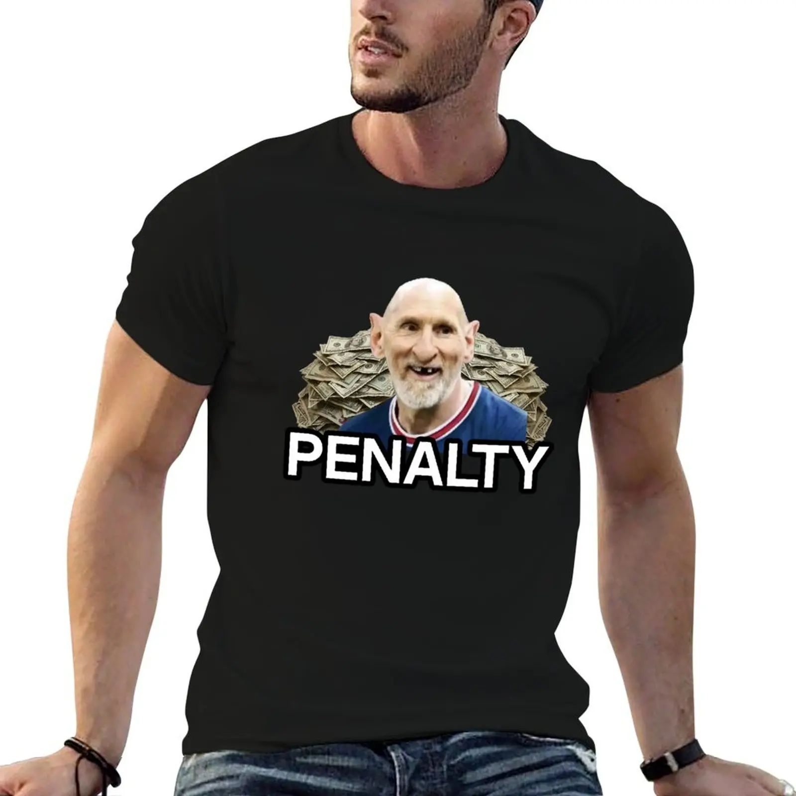 Lionel Pessi penalty please T-Shirt anime oversizeds tees oversized t shirt mens t shirts