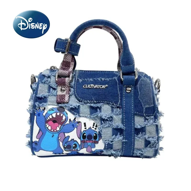 

Disney Stitch New Girls Shoulder Crossbody Bag Luxury Brand Fashion Mini Girls Handbag Cartoon Cute Women's Bag High Quality