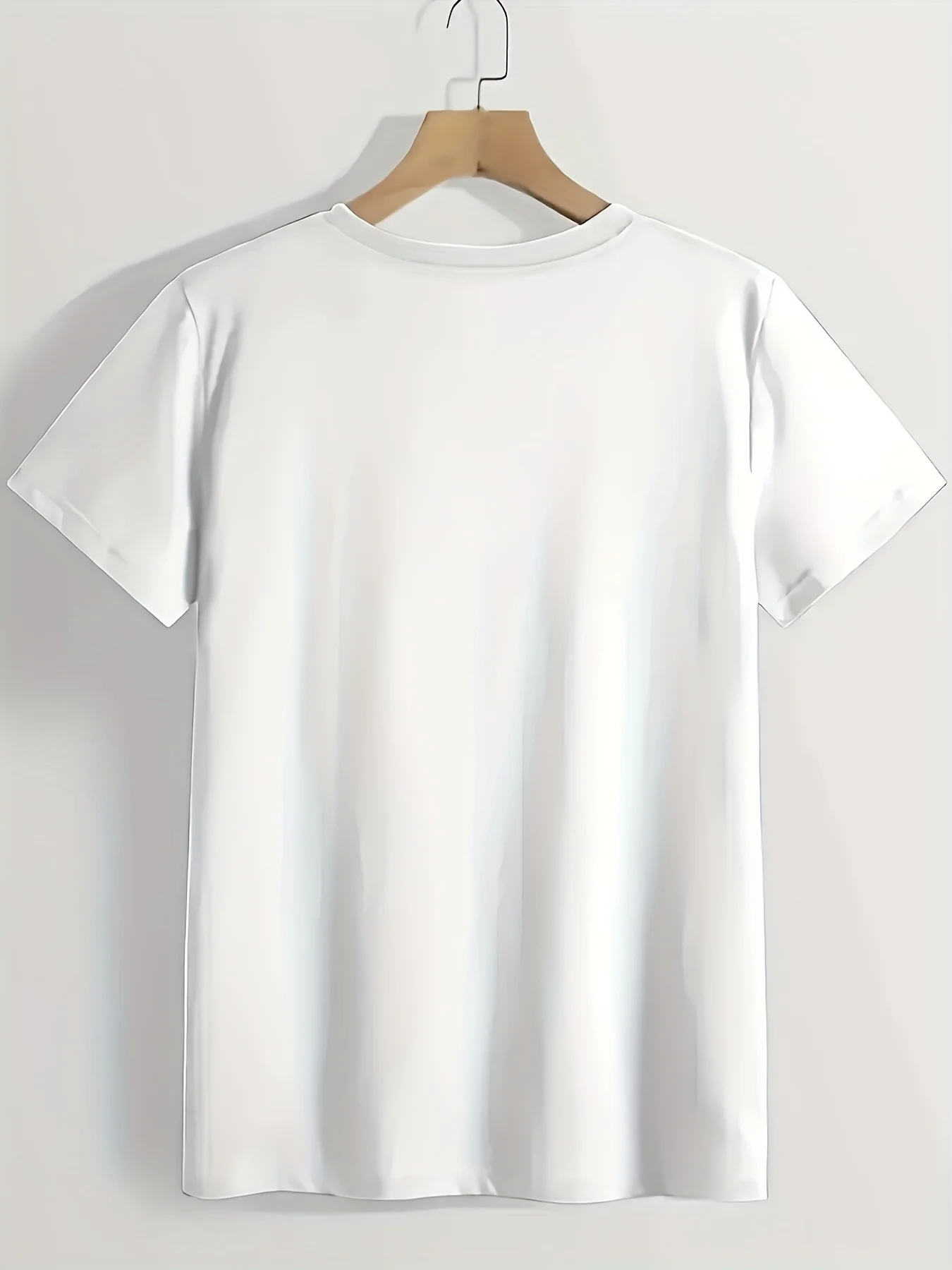 Moda, stampa con motivo rosa con ritratto creativo, camicia casual a maniche corte per adulti da donna, vestibilità comoda, vestiti per sorelle