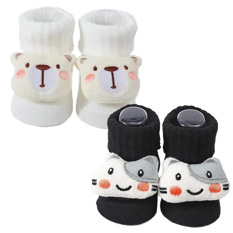 2 أزواج لطيف الكرتون الحيوان الطفل الجوارب المنخفضة قطع تمتد الكاحل الجوارب الرضع الجوارب لحديثي الولادة الرضع بنين بنات الطفل الجوارب #1
