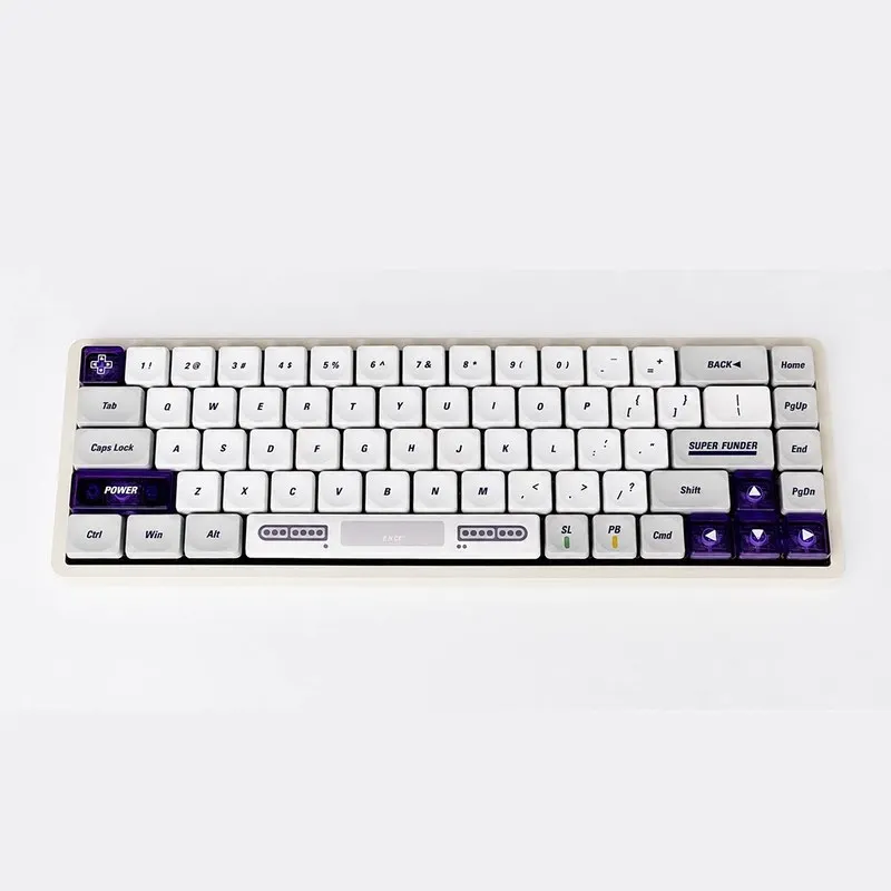 Lck - Jfes Themed Keycaps Low-Axis Keycaps R3 Thermal Sublimation Transparent Customized Mechanical Keyboard Short-Axis Keycaps