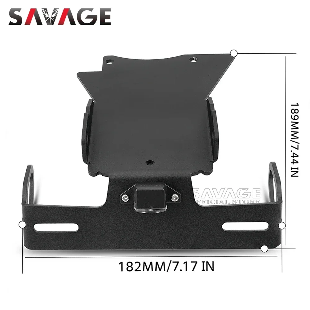 Support de plaque d'immatriculation, lumière LED pour YAMAHA FZ6 N/S FZ6N FZ6S 2004 – 2010, accessoires de moto, éliminateur de garde-boue arrière FZ 6S 6N