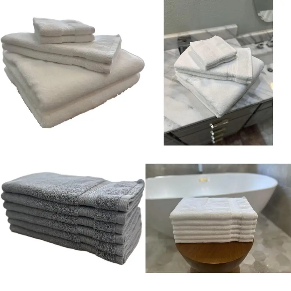 

Роскошный хлопковый коврик для ванной с нулевым поворотом — мягкий, впитывающий, быстросохнущий, прочный кайма и подол, плюшевый комфорт