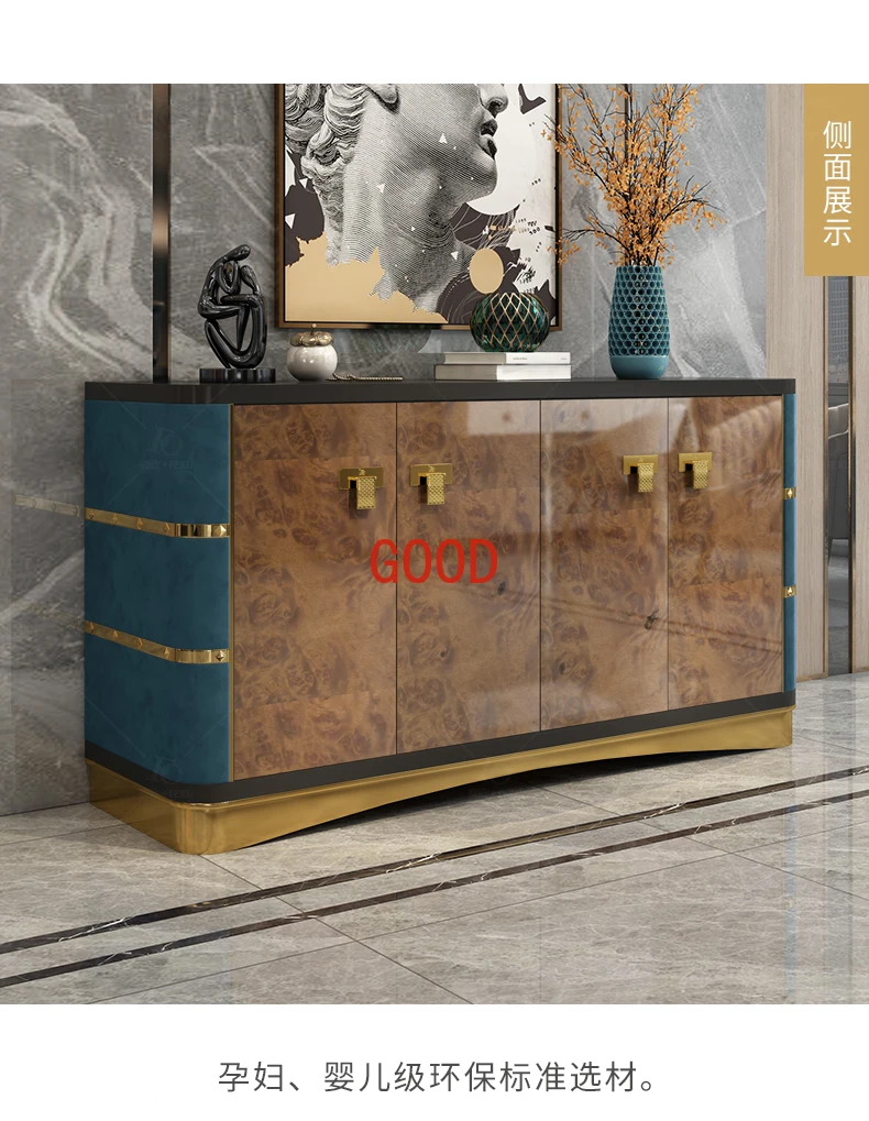 

Light Luxury Paint Modern Restaurant Locker Home Foyer Marble High-End Hallway Shoe Cabinet storage cabinet cabinet furniture