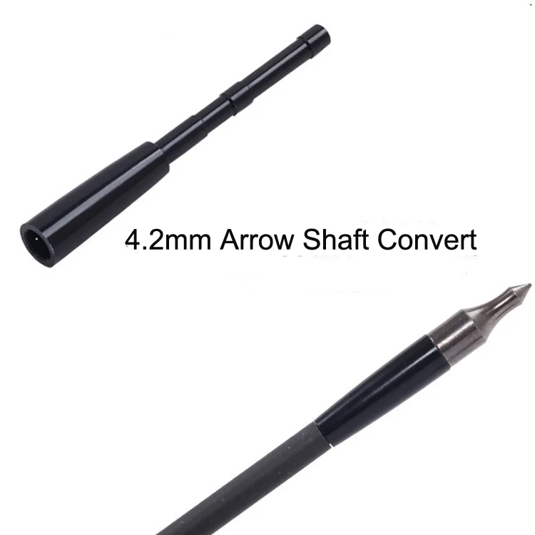 Arrow Insert Connector Fit ID 4.2mm Arrow Shaft Archery DIY Arrowhead Adapter Points Insert Connector