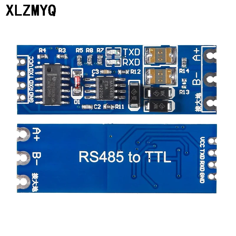 10-30pcs TTL To RS485 Module Hardware Automatic Flow Control Module Serial UART Level Mutual Conversion Power Supply DIY Kit