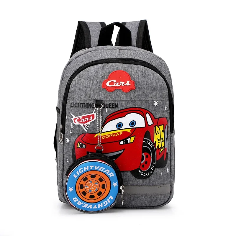 Disney Children Backpack For Kids Kawaii Design McQueen Frozen Elsa Sofia Casual Teenagers School Bag Boys Girls Fashion Bookbag