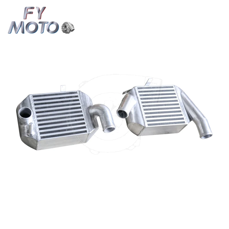 Direct Bolt-On Aluminum Side Mount Intercooler For Audi A4 B5 A6 C5 2.7T S4 RS4 Twin Turbo, Simple Installation